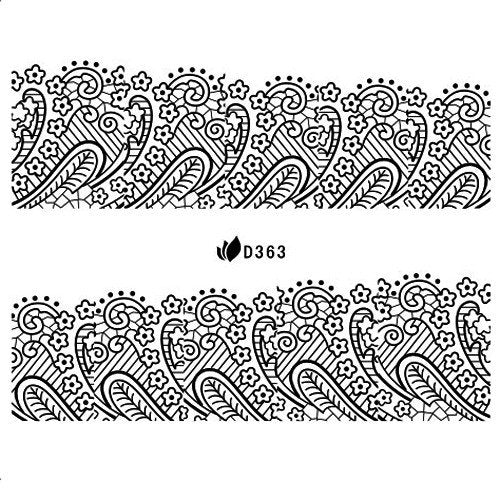 Water Decal Noir 363