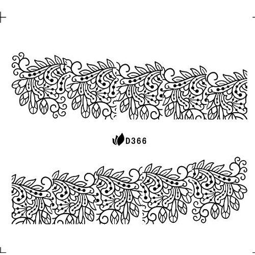 Water Decal Noir 366