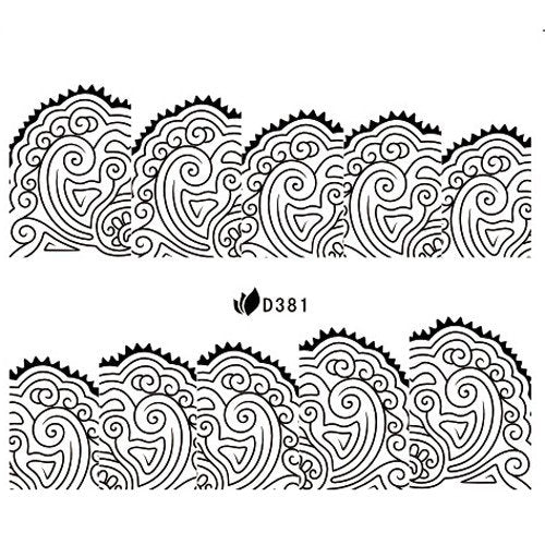 Water Decal Noir 381