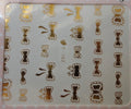 Autocollant Ongle Water Decal Joli Noeud Or 102 - NailArtBoutique