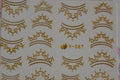 Autocollant Ongle Water Decal Couronne en Or 67 - NailArtBoutique