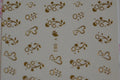 Autocollant Ongle Water Decal Petits Coeurs en Or 83 - NailArtBoutique