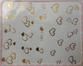 Autocollant Ongle Water Decal Petits Coeurs Dorés - NailArtBoutique