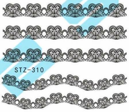 Autocollant Ongle Water Decal STZ 310