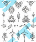 Autocollant Ongle Water Decal Motifs Spirituels STZ 609 - NailArtBoutique