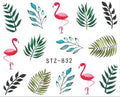 Stickers Autocollant Ongles Flamant Rose (Water Decal) - NailArtBoutique